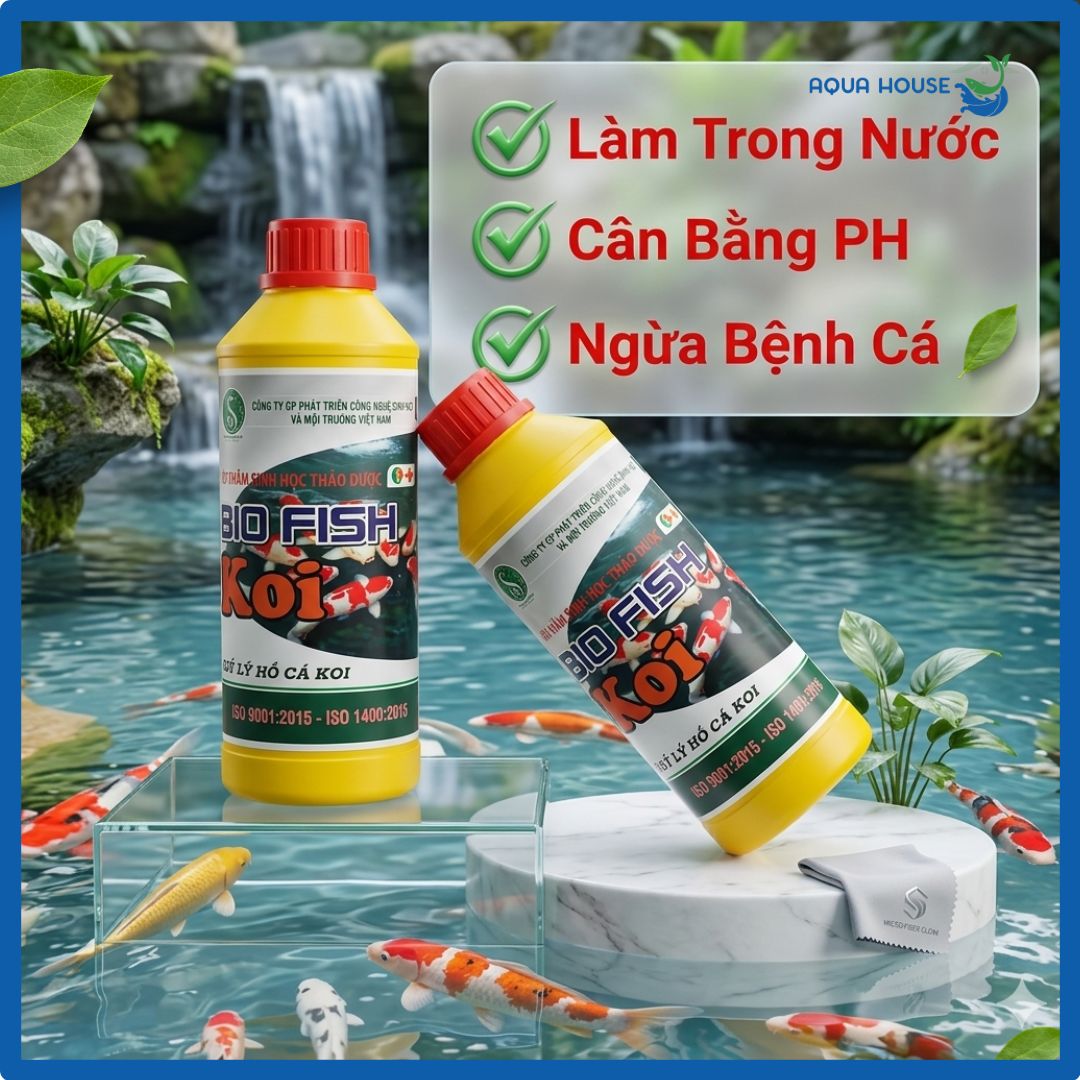 Men Vi Sinh BIO KOI Fish – Ổn Định Nước, Tăng Đề Kháng Cho Cá Koi 7 Cong dung cua vi sinh BIO KOI Fish