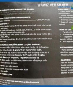 công dụng và cách dùng Bột Men vi sinh WAWIZ Veo Silver
