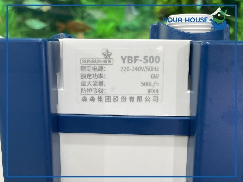 Vì sao dòng lọc treo Sunsun YBF 500 lại rất được ưa chuộng?